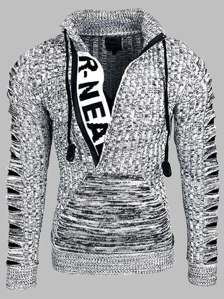 Explosive Fall/Winter Men's Fashion Long Sleeve Lapel Knit Sweater Loose Large Size Pullover Jacket
Explosive Fall/Winter Men's Fashion Long Sleeve Lapel Knit Sweater Loose Large Size Pullover Jacket