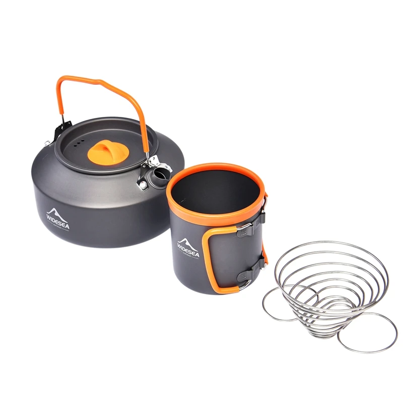 WIDESEa Camping Coffee Cookware Set Outdoor Tableware Equipment Mug Kettle Pot Cooking Teapot Filter Rack Cup
WIDESEa Camping Coffee Cookware Set Outdoor Tableware Equipment Mug Kettle Pot Cooking Teapot Filter Rack Cup