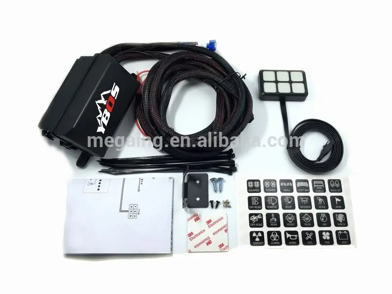 Control Box - 4 Switch Electronic Relay System Module - Wiring Harness Kit With Rocker Switch Mount - LED Off Road Light
Control Box - 4 Switch Electronic Relay System Module - Wiring Harness Kit With Rocker Switch Mount - LED Off Road Light