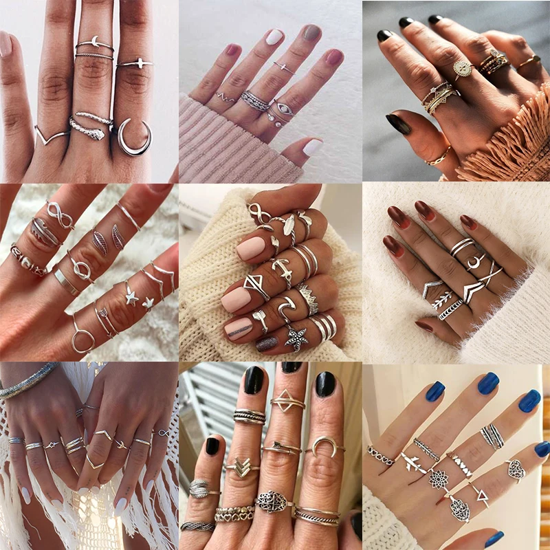 YWZIXLN Boho Women Rings Set Moon Arrow Hand Decor Ring Vintage Silver Color Midi Ring Set Charm Lady Lover Gift Wholesale J022
YWZIXLN Boho Women Rings Set Moon Arrow Hand Decor Ring Vintage Silver Color Midi Ring Set Charm Lady Lover Gift Wholesale J022