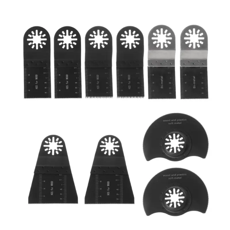 10pcs/set Oscillating Multitool Saw Blade with Bi-metal Cutting Blades for Power X4YE 
10pcs/set Oscillating Multitool Saw Blade with Bi-metal Cutting Blades for Power X4YE