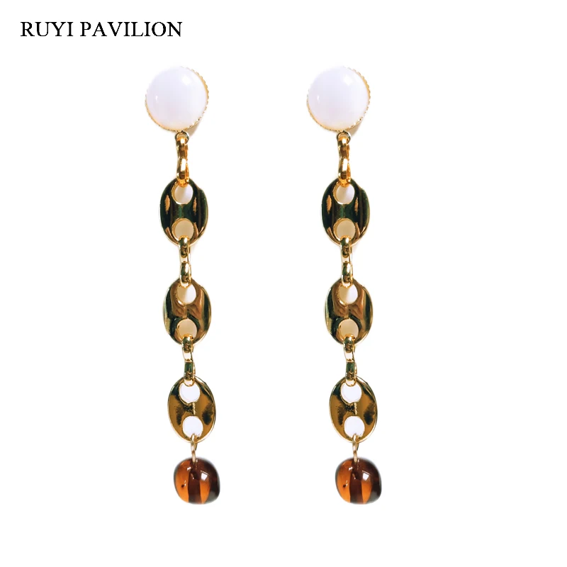 Женские серьги ручной работы Ruyi Pavilion, элегантные серьги из натурального барочного янтаря, 2021
Женские серьги ручной работы Ruyi Pavilion, элегантные серьги из натурального барочного янтаря, 2021