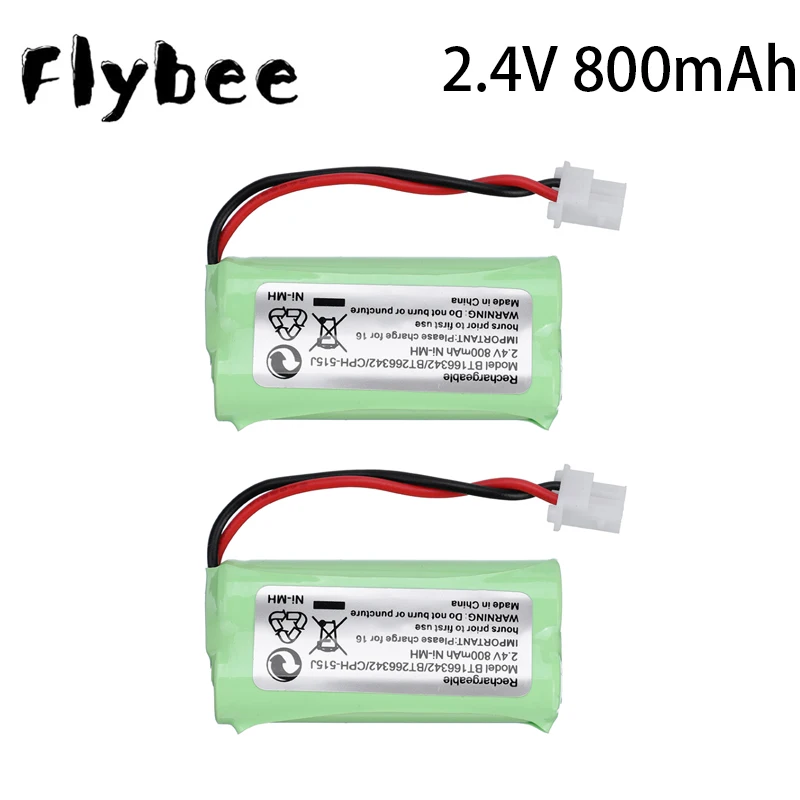 2 4 V 800mAh ni mh аккумуляторная батарея Внутренняя для AT&T BT166342 BT266342 TL32100 TL90070 Замена Ni MH