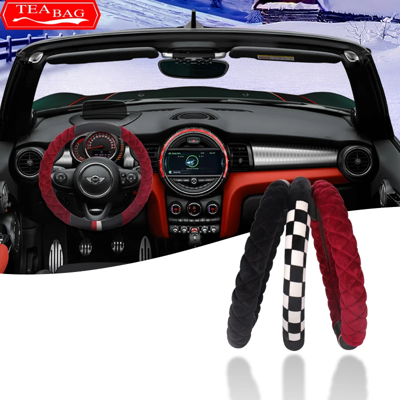 Car Plush Steering Wheel Cover Winter Warm Protector Decor for Mini Cooper F54 F60 R55 R60 R61 Smart Fortwo Forfour Accessories
Car Plush Steering Wheel Cover Winter Warm Protector Decor for Mini Cooper F54 F60 R55 R60 R61 Smart Fortwo Forfour Accessories