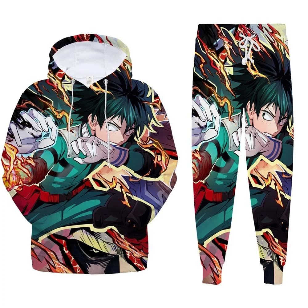 My Hero Academia Anime Hoodies Pants Two Piece 3D Cosplay Merch Sweatshirts And Sweatpants Suit Sportswear Tracksuits Outfits
My Hero Academia Anime Hoodies Pants Two Piece 3D Cosplay Merch Sweatshirts And Sweatpants Suit Sportswear Tracksuits Outfits