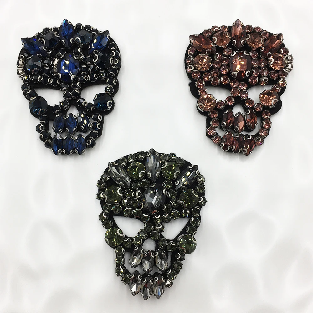 New Manual Rhinestone Skull Beaded Sew On Patches for Clothes DIY Applique Bag Jean Jacket Coat Badges Craft Accessories
New Manual Rhinestone Skull Beaded Sew On Patches for Clothes DIY Applique Bag Jean Jacket Coat Badges Craft Accessories