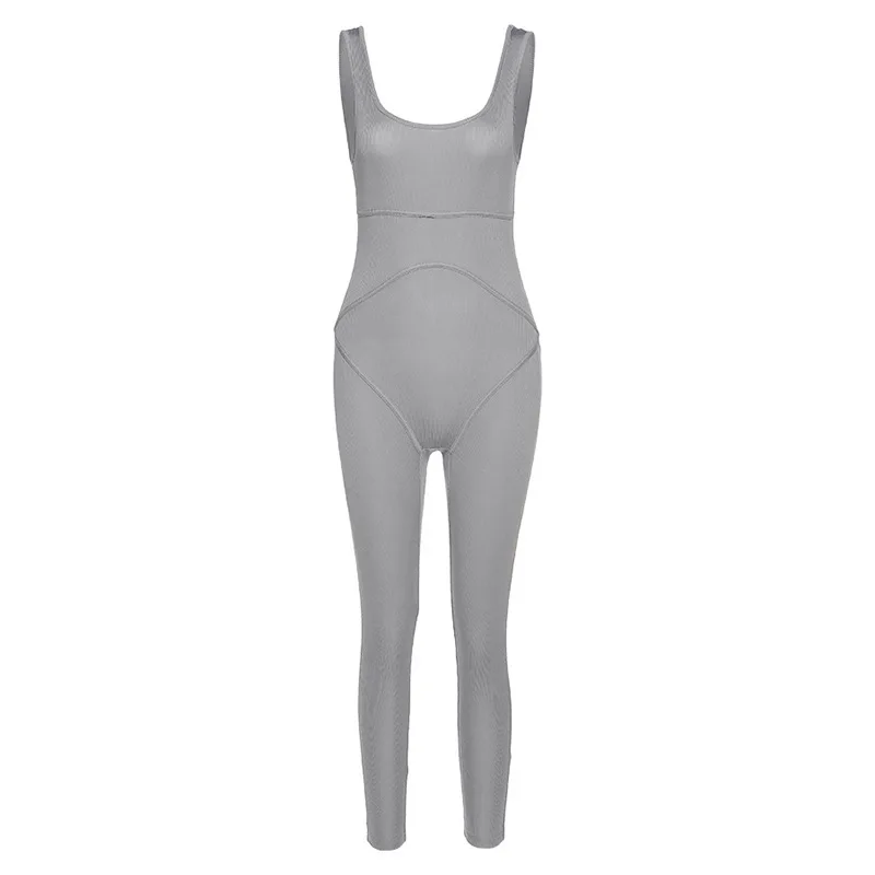 Ribbed Casual Workout Rompers Womens Jumpsuit Backless Sleeveless Fitness Active Wear Bodycon Fashion Jumpsuits Summer
Ribbed Casual Workout Rompers Womens Jumpsuit Backless Sleeveless Fitness Active Wear Bodycon Fashion Jumpsuits Summer