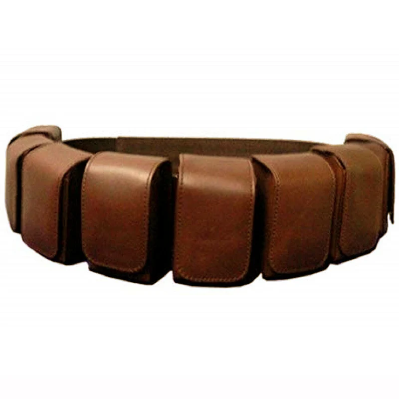 Бандажный патронташ для мужчин и женщин в стиле стимпанк, кожаная сумка на ремень для боеприпасов, Bo Katan Bounty Hunter Ba Fett, забавная сумка для косплея 
Бандажный патронташ для мужчин и женщин в стиле стимпанк, кожаная сумка на ремень для боеприпасов, Bo Katan Bounty Hunter Ba Fett, забавная сумка для косплея