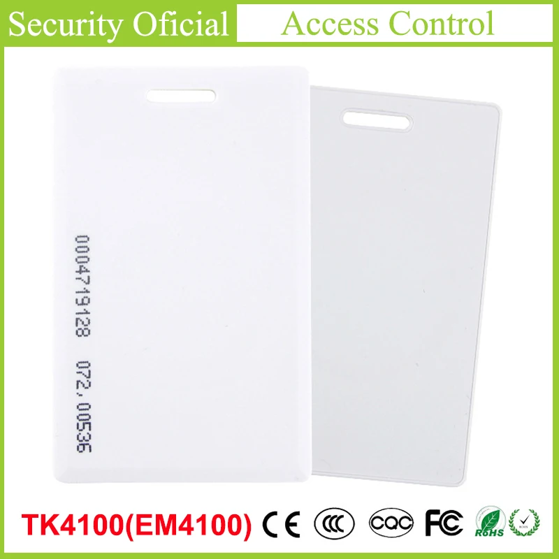 TK4100 Chip Time Attendance Card ID Thick Card EM4100 Induction Access Control Attendance Card RFID Key Tag Radio Frequency Card
TK4100 Chip Time Attendance Card ID Thick Card EM4100 Induction Access Control Attendance Card RFID Key Tag Radio Frequency Card