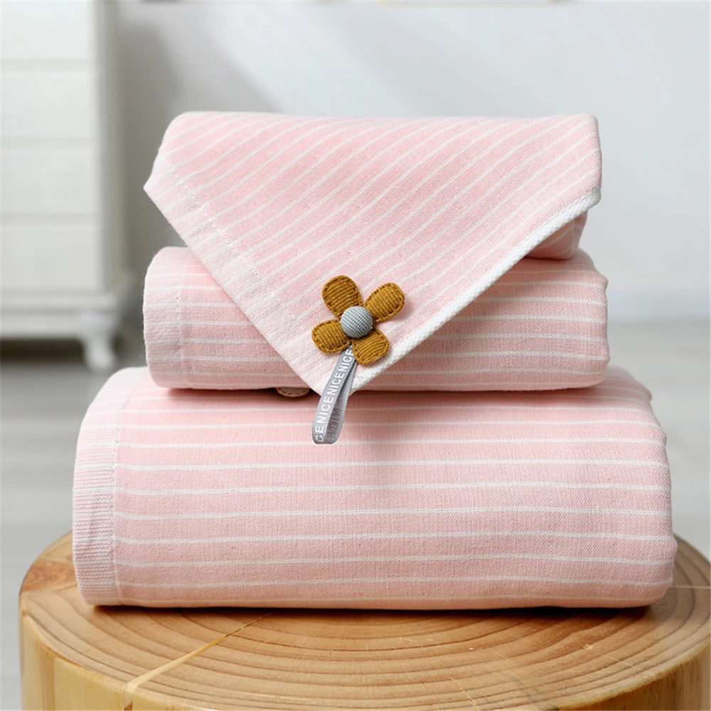 Cusack Striped Soft Pure Cotton Adult Face Bath Towel for Men Women 34 x 74 cm 70 x 140 cm High Quality 3 Colors
Cusack Striped Soft Pure Cotton Adult Face Bath Towel for Men Women 34 x 74 cm 70 x 140 cm High Quality 3 Colors
