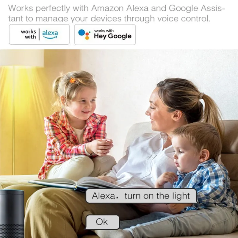 Tuya WiFi Smart Plug 10A EU Power Monitor Timing Function APP Remote Voice Control Works with Alexa Google No Hub Required 
Tuya WiFi Smart Plug 10A EU Power Monitor Timing Function APP Remote Voice Control Works with Alexa Google No Hub Required