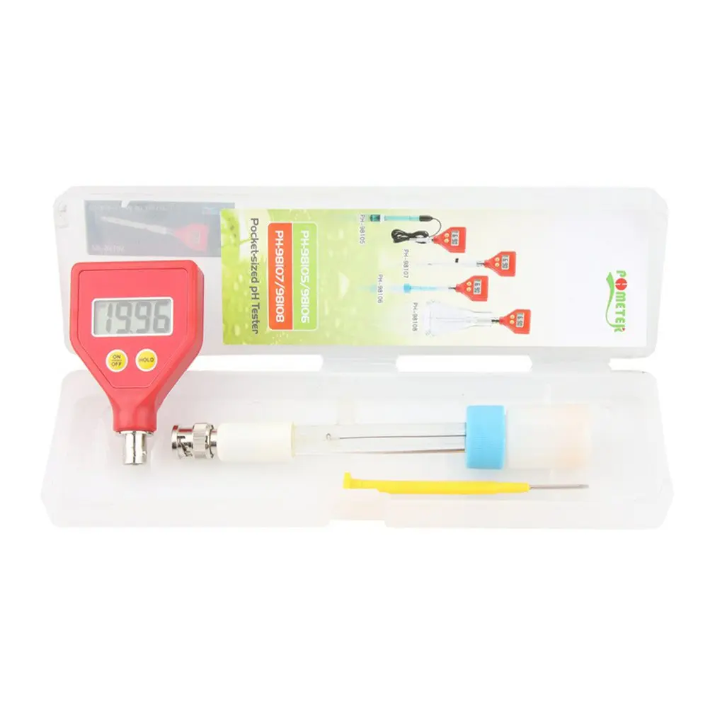 PH-98108 Digital Food Ph Meter Sharp Glass Ph Tester For Water Milk Cheese Soil Food High Accuracy Digital Food Ph Meter
PH-98108 Digital Food Ph Meter Sharp Glass Ph Tester For Water Milk Cheese Soil Food High Accuracy Digital Food Ph Meter