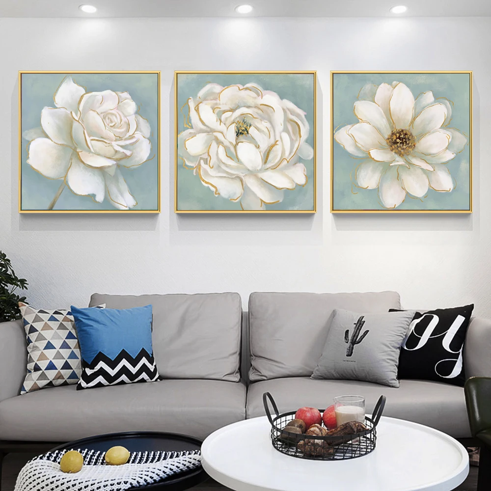 Nordic Canvas Painting White Blomming Rose Flowers Poster and Print Modern Abstract Wall Art Pictures for Living Room Home Decor
Nordic Canvas Painting White Blomming Rose Flowers Poster and Print Modern Abstract Wall Art Pictures for Living Room Home Decor