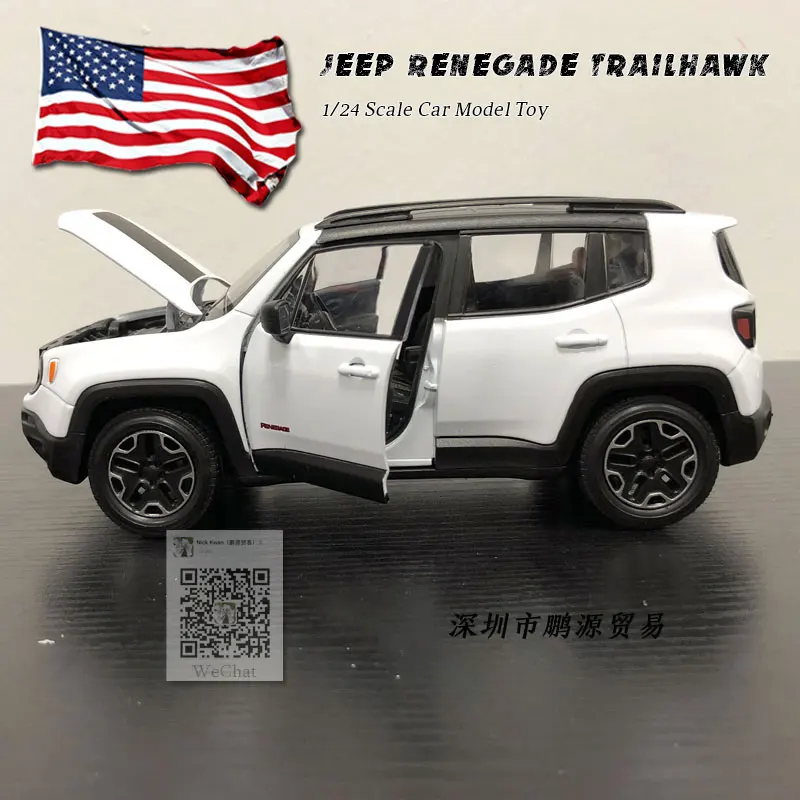 3 шт./лот оптовая продажа абсолютно новый в масштабе США Jeep Renegade Trailhawk SUV литая
