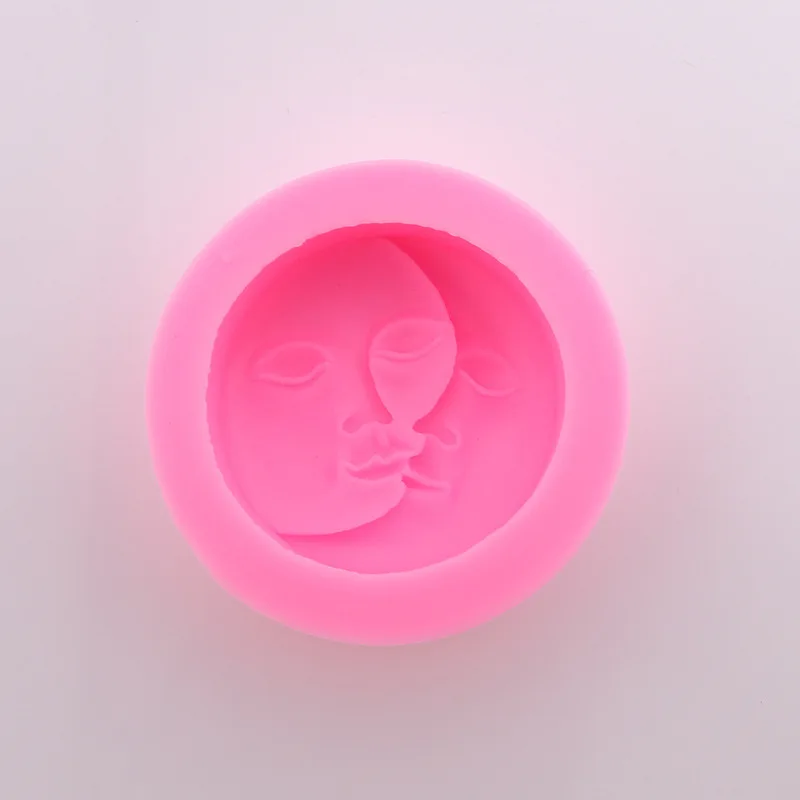 Sun and Moon Face Silicone Mold Craft DIY Fondant Chocolate Soap Mold Handmade Polymer Clay, Wax, Crayon, Cake Decoration Tools
Sun and Moon Face Silicone Mold Craft DIY Fondant Chocolate Soap Mold Handmade Polymer Clay, Wax, Crayon, Cake Decoration Tools