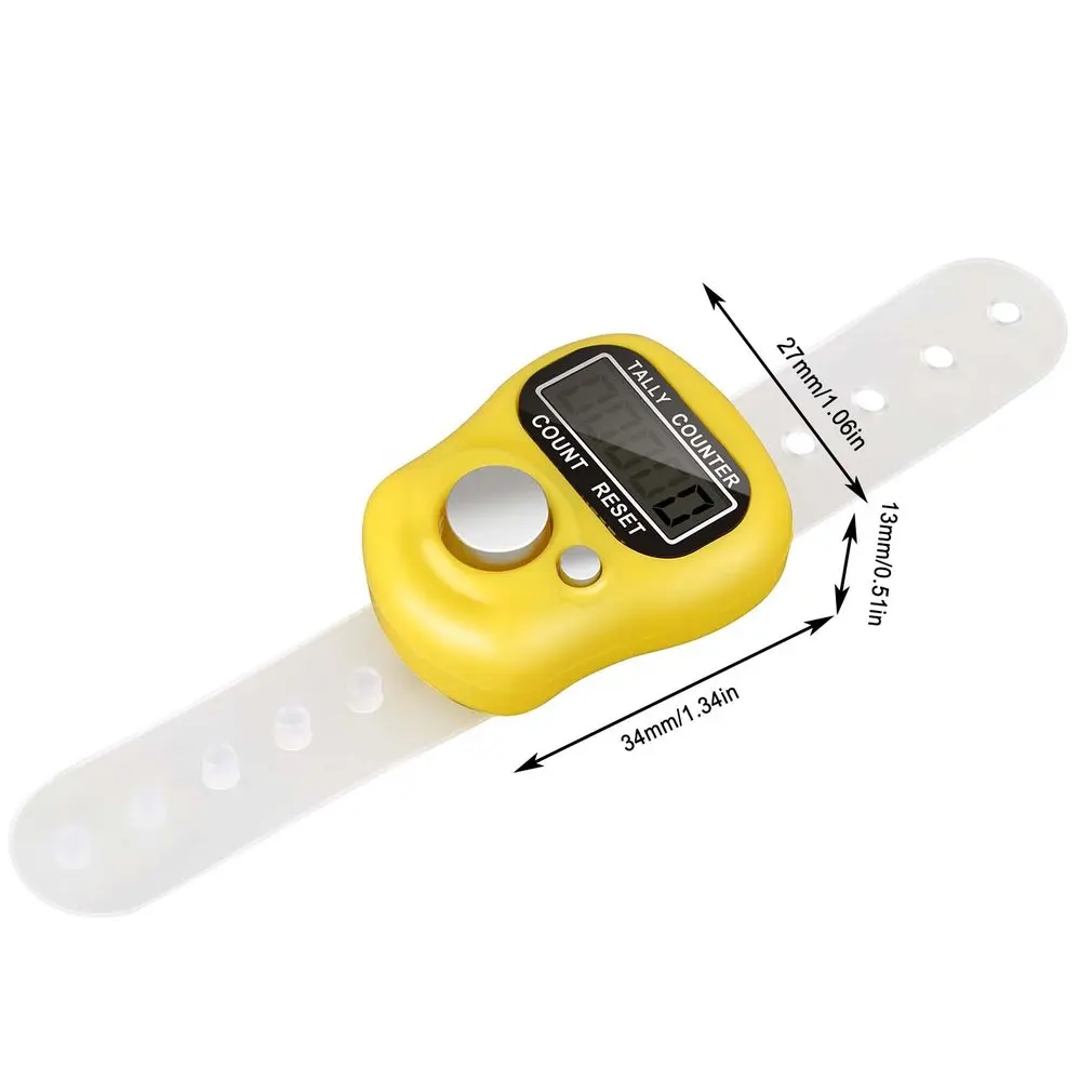 Plastic Compact Mini Stitch Marker And Row Finger Counter LCD Electronic Digital Tally Counter Random for Any Knitter
Plastic Compact Mini Stitch Marker And Row Finger Counter LCD Electronic Digital Tally Counter Random for Any Knitter