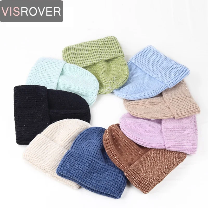 VISROVER 6 Colorway Unisex Solid Color Lurex Acrylic Woman Winter Hat Soft Autumn Bonnet Best Matched Woman Warm Skullies Gift
VISROVER 6 Colorway Unisex Solid Color Lurex Acrylic Woman Winter Hat Soft Autumn Bonnet Best Matched Woman Warm Skullies Gift