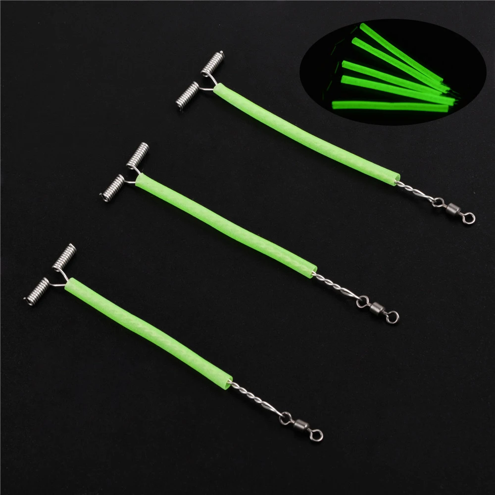 30Pcs T-Shape 3 Way Cross line Rolling Fishing Swivel Luminous Tube Balance fishing Connector Saltwater rig Tackle Accessories
30Pcs T-Shape 3 Way Cross line Rolling Fishing Swivel Luminous Tube Balance fishing Connector Saltwater rig Tackle Accessories