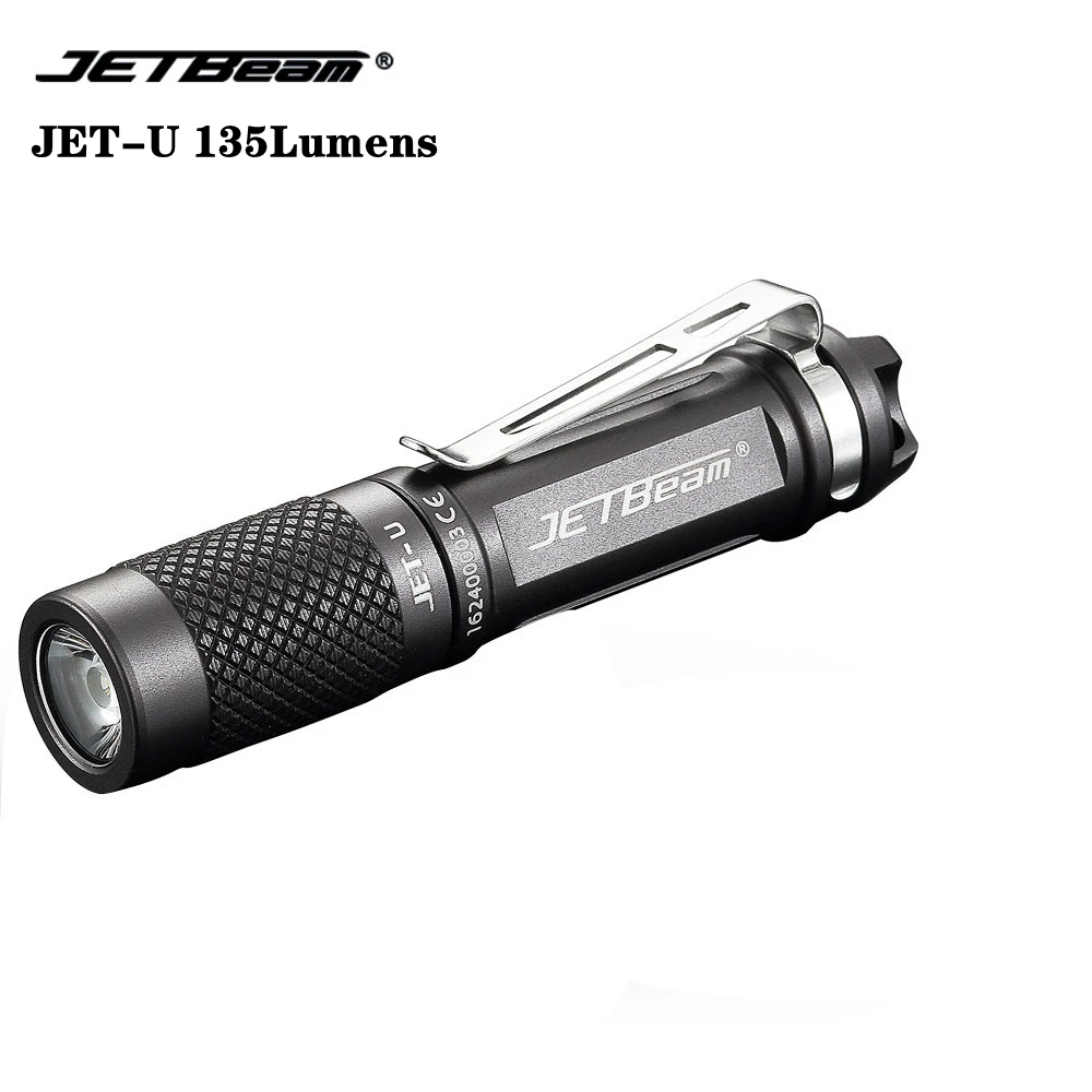 

JETBeam JET-U LED Flashlight Cree XP-L Led 135 Lumen 4 Model Memory Function Side Switch Flashlight EDC Keychain Light