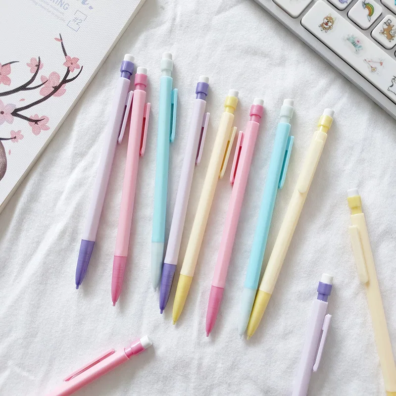 1pcs Kawaii Mechanical Pencil Cute Candy Color Mechanical Pencil with Eraser School Supplies Stationery 0.5mm 0.7mm Lead Pencil
1pcs Kawaii Mechanical Pencil Cute Candy Color Mechanical Pencil with Eraser School Supplies Stationery 0.5mm 0.7mm Lead Pencil