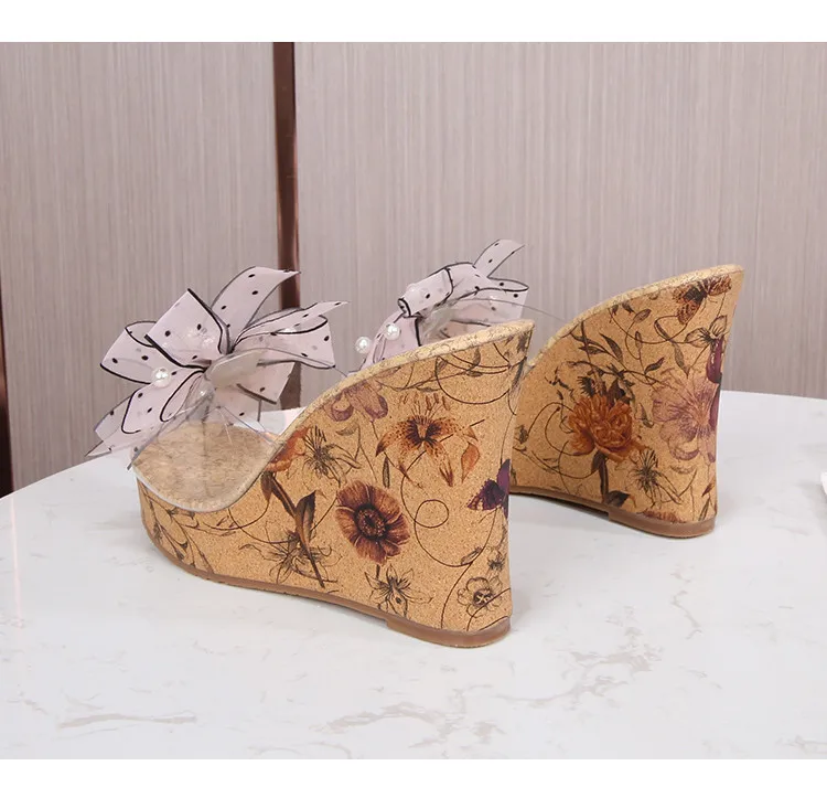 2021 Summer New Wedges Heel Footwear High Heel Sexy Transparent Women's Shoes Lace Flower Bow Sandals
2021 Summer New Wedges Heel Footwear High Heel Sexy Transparent Women's Shoes Lace Flower Bow Sandals