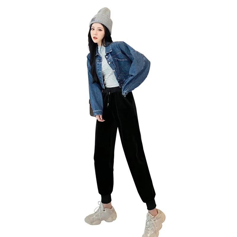 2020 spring autumn sports pants women's loose thin high-waisted lace-up regular casual outdoor sports style polyester material
2020 spring autumn sports pants women's loose thin high-waisted lace-up regular casual outdoor sports style polyester material