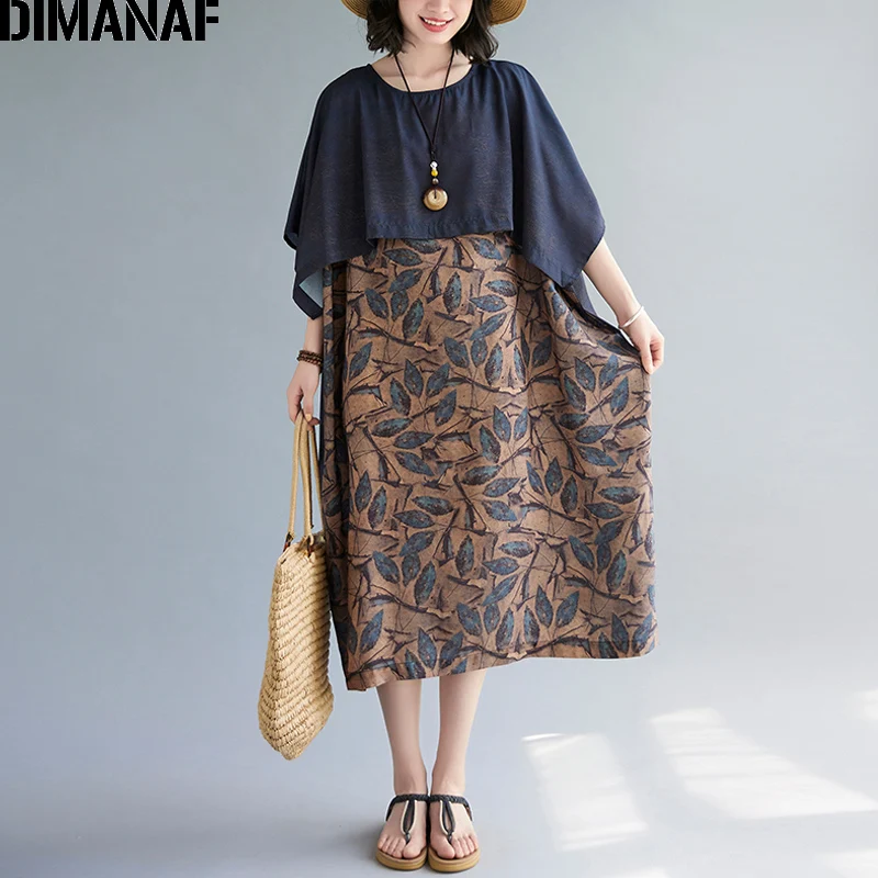 DIMANAF 2021 Plus Size Summer Dress Vintage Oversize Loose 5XL 6XL Women Beach Sundress Floral Long Dress Casual Batwing Sleeve
DIMANAF 2021 Plus Size Summer Dress Vintage Oversize Loose 5XL 6XL Women Beach Sundress Floral Long Dress Casual Batwing Sleeve