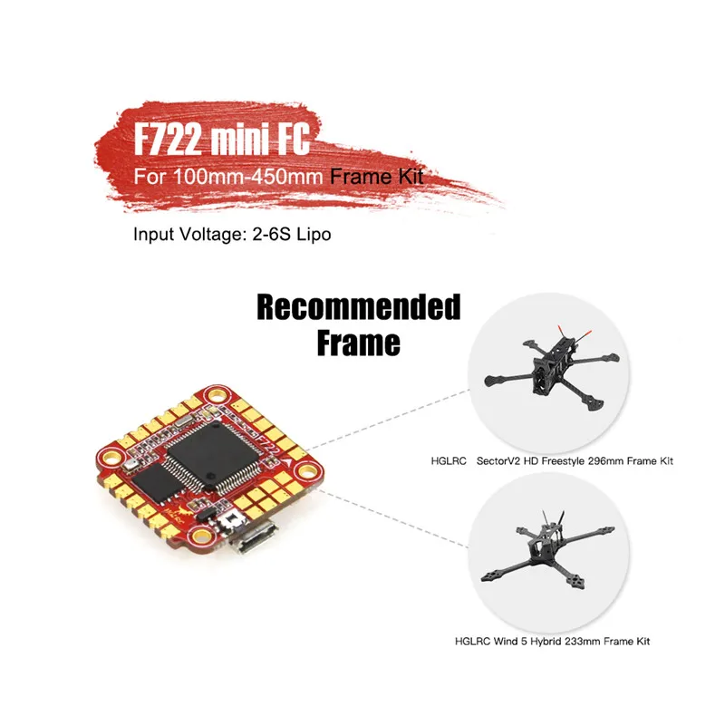 20*20 мм HGLRC передний F722 Mini 2-6S F7 Контроллер полета для FPV гоночного дрона RC Квадрокоптер с монтажом TBS Crossfire
20*20 мм HGLRC передний F722 Mini 2-6S F7 Контроллер полета для FPV гоночного дрона RC Квадрокоптер с монтажом TBS Crossfire