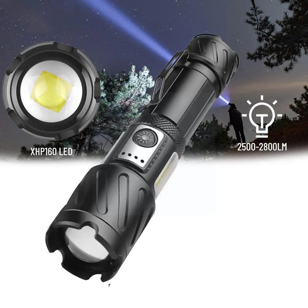 Strong Light Flashlight Type-c Rechargeable Zoom Red White Light Flashlight And Warm Q9q7
Strong Light Flashlight Type-c Rechargeable Zoom Red White Light Flashlight And Warm Q9q7