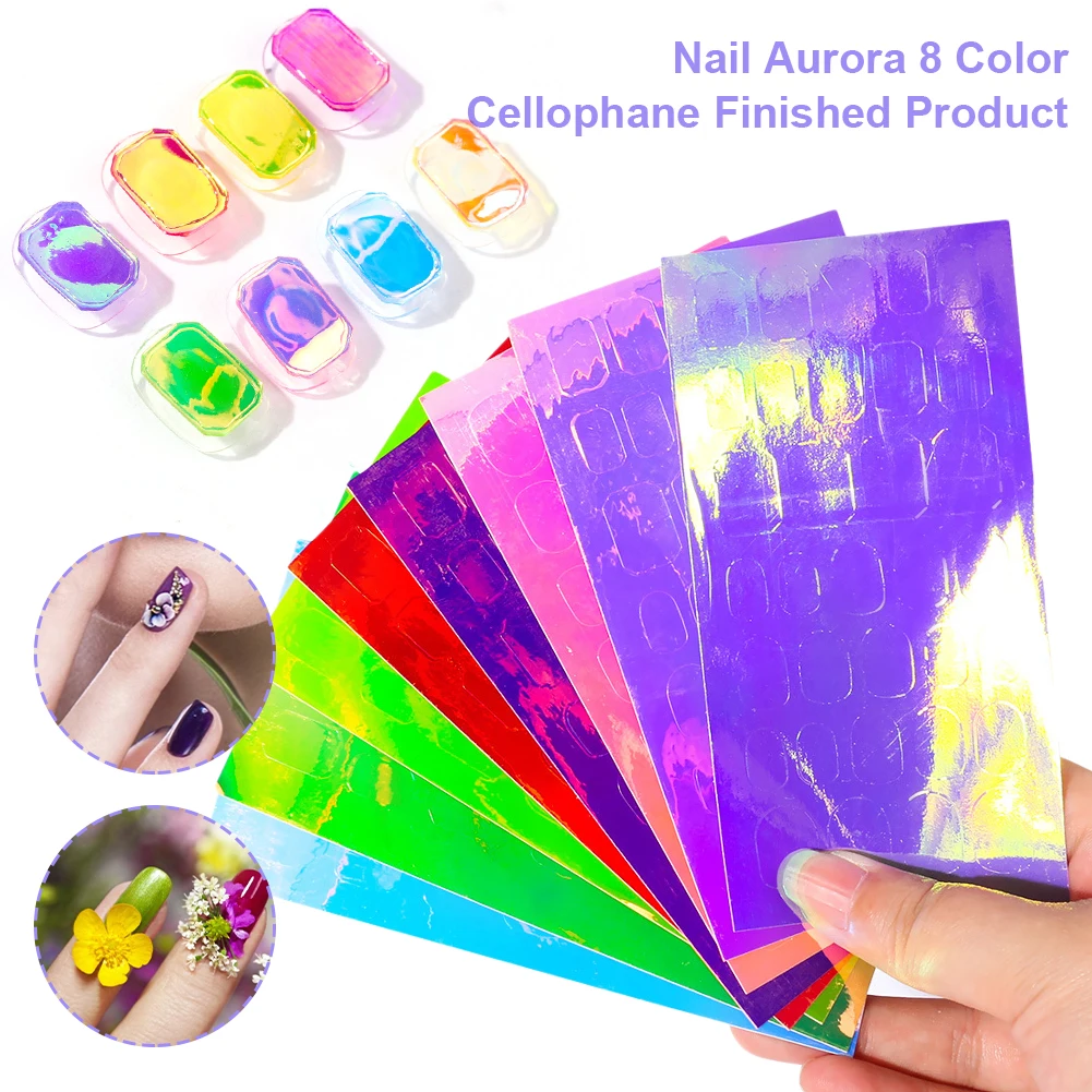 8 Pcs Nail Art Sticker Glitter Laser Aurora Ice Cube 8 Colors Transfer Sticker Nail Art Supplies Manicure DIY Tool Decorations
8 Pcs Nail Art Sticker Glitter Laser Aurora Ice Cube 8 Colors Transfer Sticker Nail Art Supplies Manicure DIY Tool Decorations