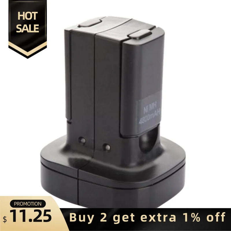 Xbox 360 Battery Dual Charger Dock Station With 2Pcs 4800Mah Rechargeable Battery Led Charging Light For Xbox 360 Controller
Xbox 360 Battery Dual Charger Dock Station With 2Pcs 4800Mah Rechargeable Battery Led Charging Light For Xbox 360 Controller