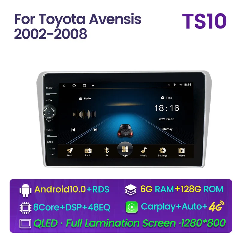 Car Radio 2 DIN Android 10 For Toyota Avensis T25 2002 2008 2007 2006 2005 2004 9inch GPS Navigation IPS Have BT Car Stereo 4G
Car Radio 2 DIN Android 10 For Toyota Avensis T25 2002 2008 2007 2006 2005 2004 9inch GPS Navigation IPS Have BT Car Stereo 4G