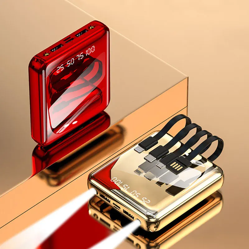 Power Bank 12000mah Mini Phone Fast Charging External Battery Digital Display Own Line Mirror Screen for Samsung XiaoMi Iphone
Power Bank 12000mah Mini Phone Fast Charging External Battery Digital Display Own Line Mirror Screen for Samsung XiaoMi Iphone