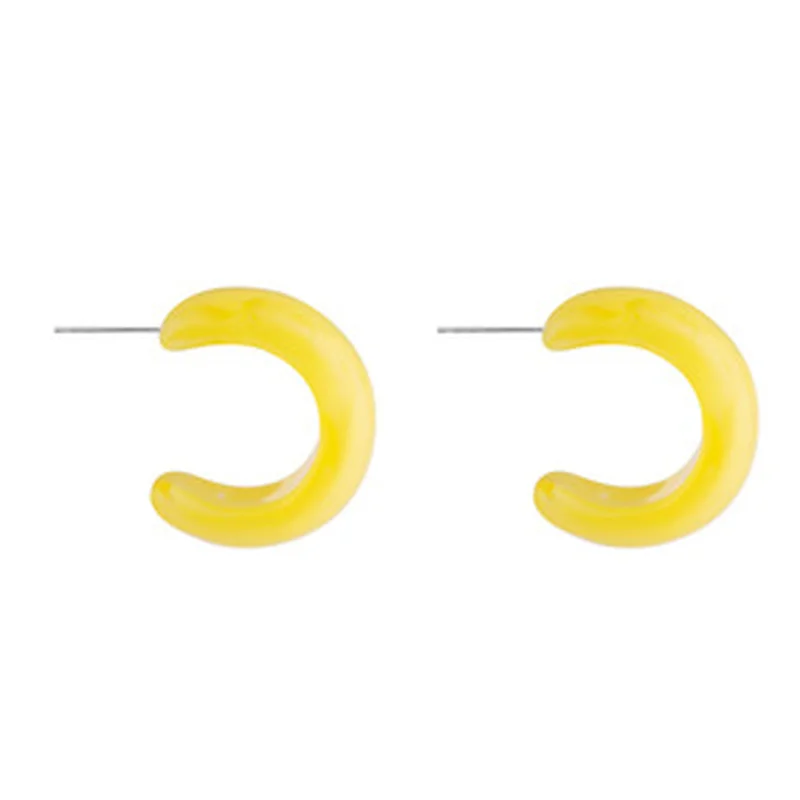 Spring and Summer Retro Half Circle Earrings Acrylic Acetate Personalized Korean Temperament Simple Girl All-match Earrings
Spring and Summer Retro Half Circle Earrings Acrylic Acetate Personalized Korean Temperament Simple Girl All-match Earrings