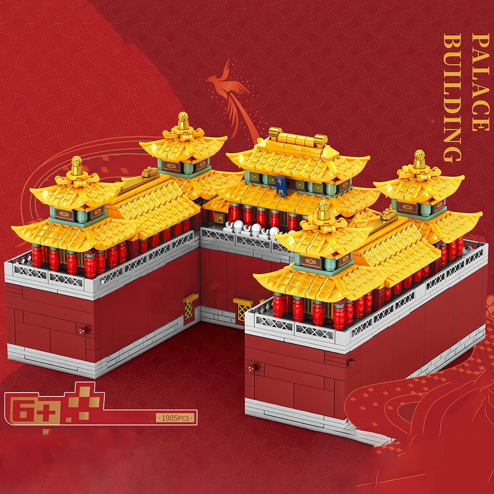 Новый конструктор MOC с изображением китайского дворца, архитектуры, меридинных ворот, модель конструктора «сделай сам», уличный вид, всемир...
Новый конструктор MOC с изображением китайского дворца, архитектуры, меридинных ворот, модель конструктора «сделай сам», уличный вид, всемир...