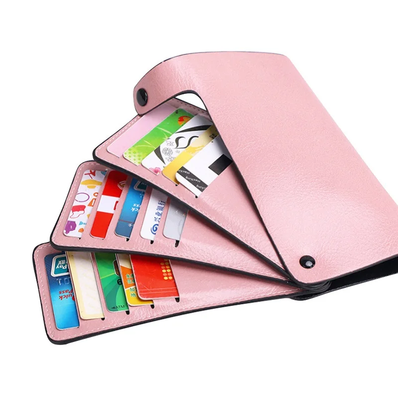 Long PU Large Capacity Rotating Multi-Card Position Business Card ID Card Case Female Card Case Leather Case
Long PU Large Capacity Rotating Multi-Card Position Business Card ID Card Case Female Card Case Leather Case