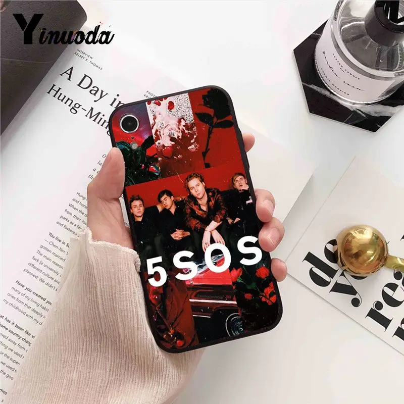 Yinuoda 5Sos band YOUNGBLOOD 5 секунд Летний чехол для iPhone X XS MAX 6 6S 7 7plus 8 8Plus 5S XR 11 pro max | Мобильные