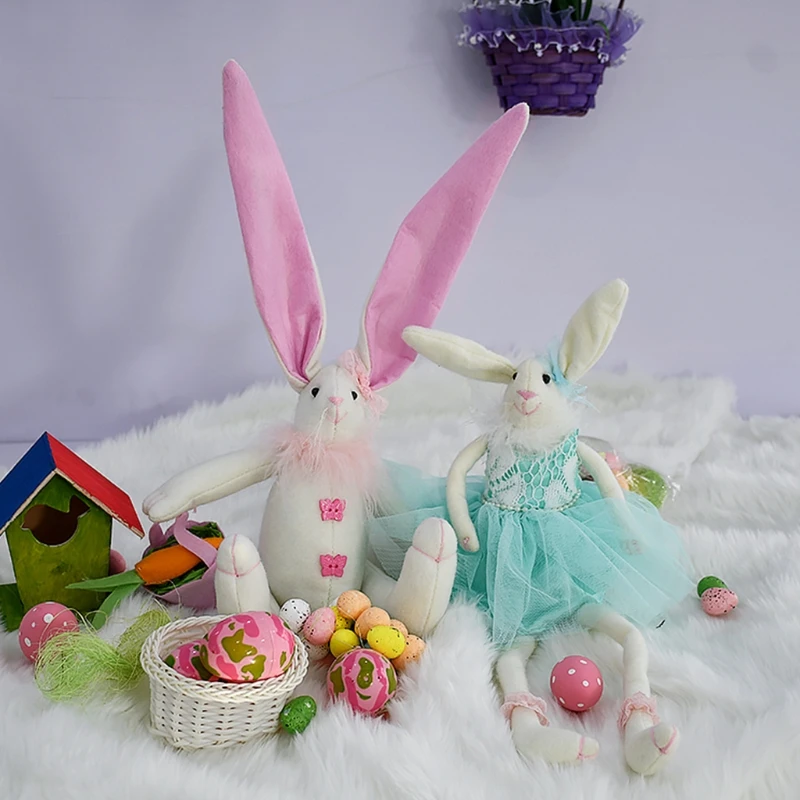 Soft Plush Bunny Ornaments Cute Easter Rabbit Doll Toy Spring Holiday Home Decor 69HF
Soft Plush Bunny Ornaments Cute Easter Rabbit Doll Toy Spring Holiday Home Decor 69HF