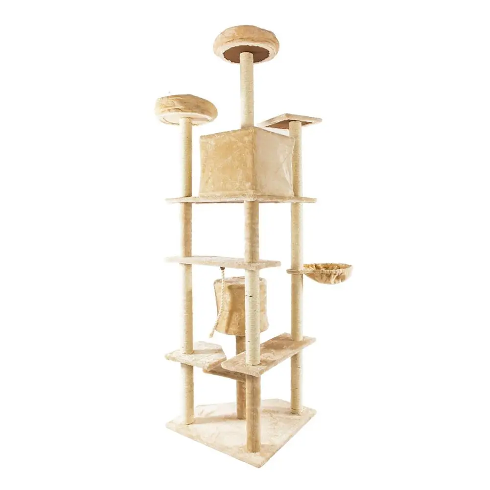 Cat Climbing Tree Toy Condo Multi-layer Hammock Cat House Furniture Scratching Solid Wood Posts Cat Climbing Tree for Cats
Cat Climbing Tree Toy Condo Multi-layer Hammock Cat House Furniture Scratching Solid Wood Posts Cat Climbing Tree for Cats