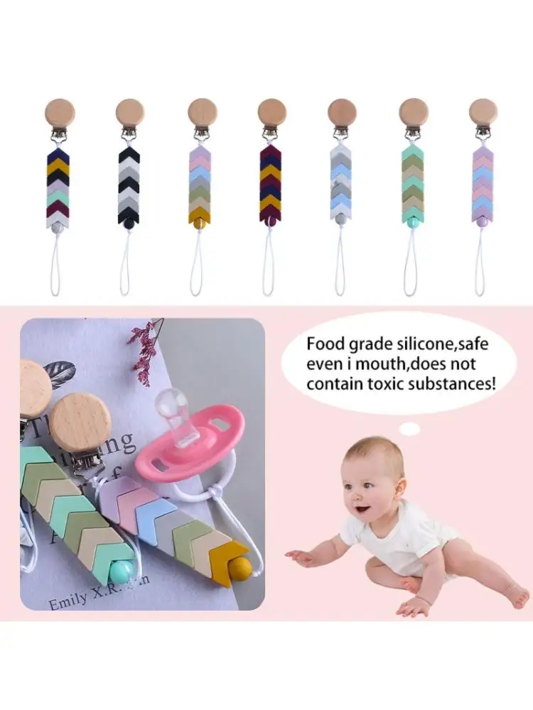Baby Pacifier Clip Chain Silicone Beads BPA Free DIY Dummy Nipple Holder Soother P31B
Baby Pacifier Clip Chain Silicone Beads BPA Free DIY Dummy Nipple Holder Soother P31B