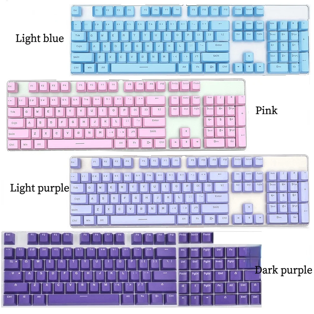 104 Keys One-Colour Keycaps Keyset for Game-player Mechanical Gaming Esports Gaming Keyboard Buttons Replace Key Cap
104 Keys One-Colour Keycaps Keyset for Game-player Mechanical Gaming Esports Gaming Keyboard Buttons Replace Key Cap