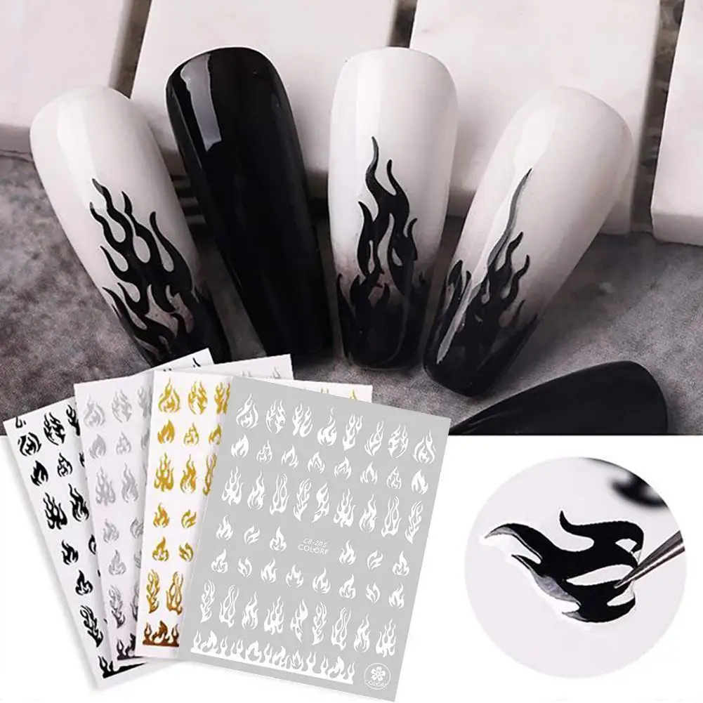 Flame Adhesive 3D Nail Stickers Gradient Honeycomb Geometric Transfer Water Sliders Manicures Decoration DIY Nail Art
Flame Adhesive 3D Nail Stickers Gradient Honeycomb Geometric Transfer Water Sliders Manicures Decoration DIY Nail Art