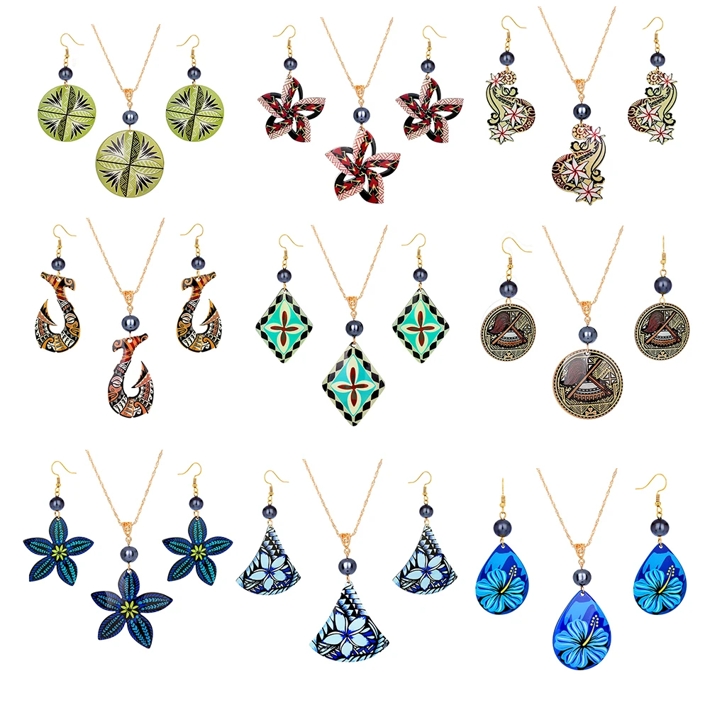 Cring Coco Hawaiian Polynesian Womens Jewelry Set New Designer Flower Nnecklaces Long Earrings Ncklace sets for Women 2020 Hot
Cring Coco Hawaiian Polynesian Womens Jewelry Set New Designer Flower Nnecklaces Long Earrings Ncklace sets for Women 2020 Hot