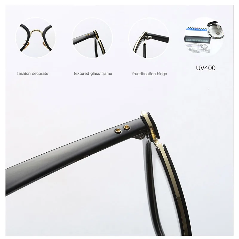 Woman Semi-Transparent Acetate Optical Eyeglasses Fashion Frame Spectacles for Women Prescription Eyewear Glasses Frame