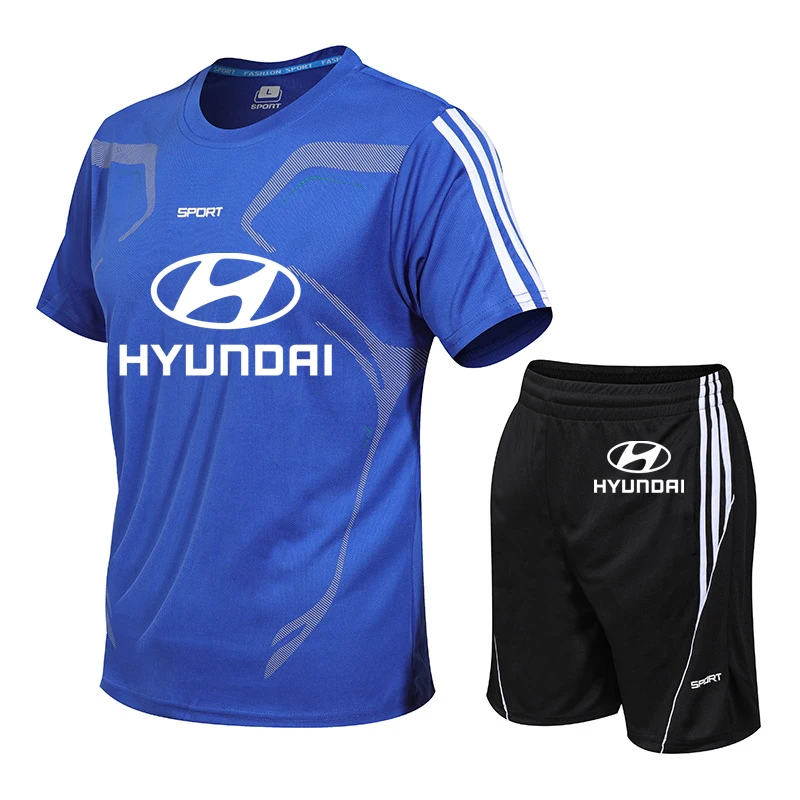NEW Summer Men's suits Hyundai Motor Car Logo Print high quality cotton Casual Cotton Men's short sleeve + shorts 2-piece
NEW Summer Men's suits Hyundai Motor Car Logo Print high quality cotton Casual Cotton Men's short sleeve + shorts 2-piece