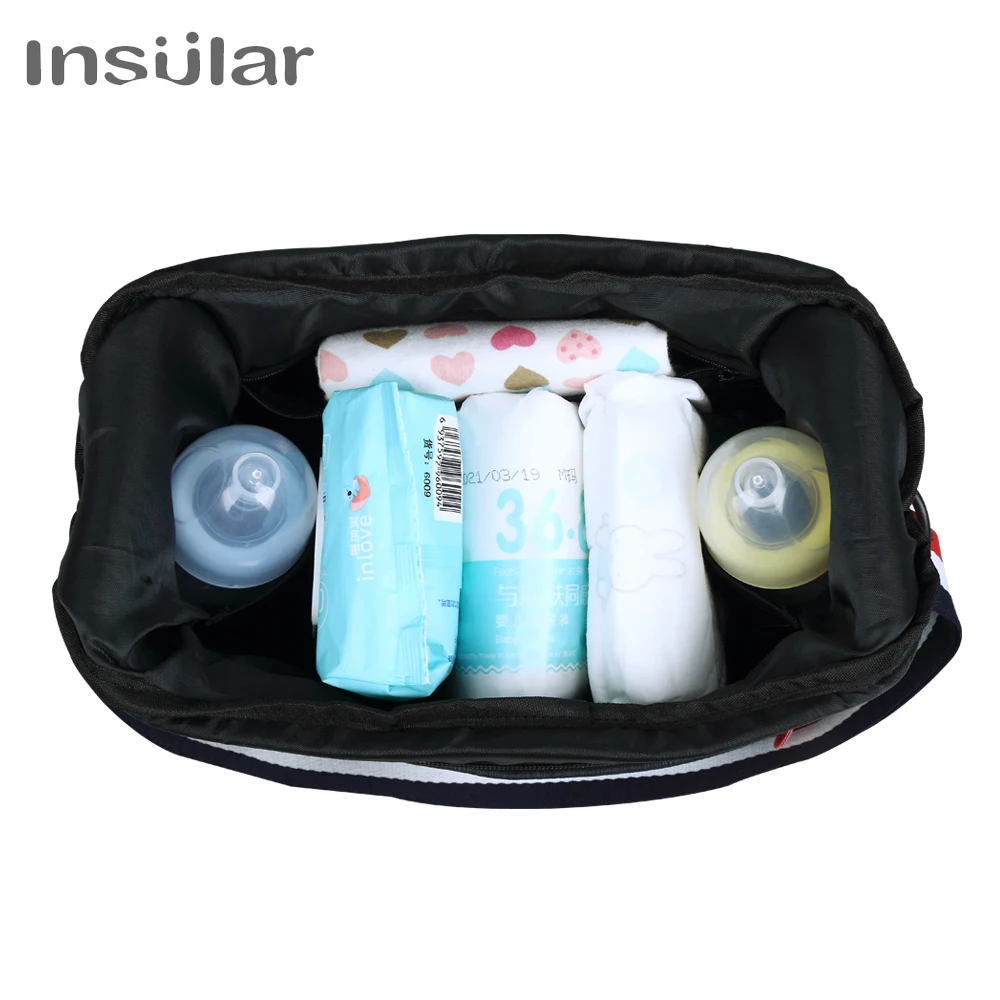 Insular Baby Strollers Bag Mommy Organizer Waterproof Diaper Nappy Changing Bag Baby Stroller Accessories Baby Bags For Mom
