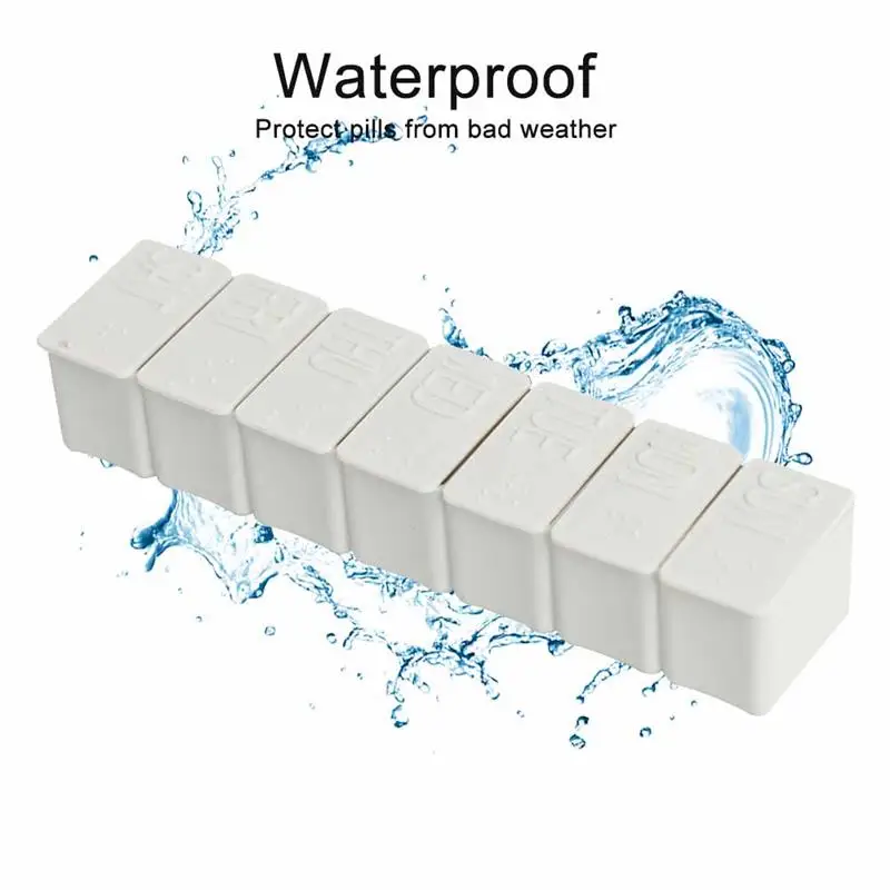 7 Days One Week Small Medicine Case Box Mini Storagebox Container Dispenser Independent Lattice Plastic Case
7 Days One Week Small Medicine Case Box Mini Storagebox Container Dispenser Independent Lattice Plastic Case
