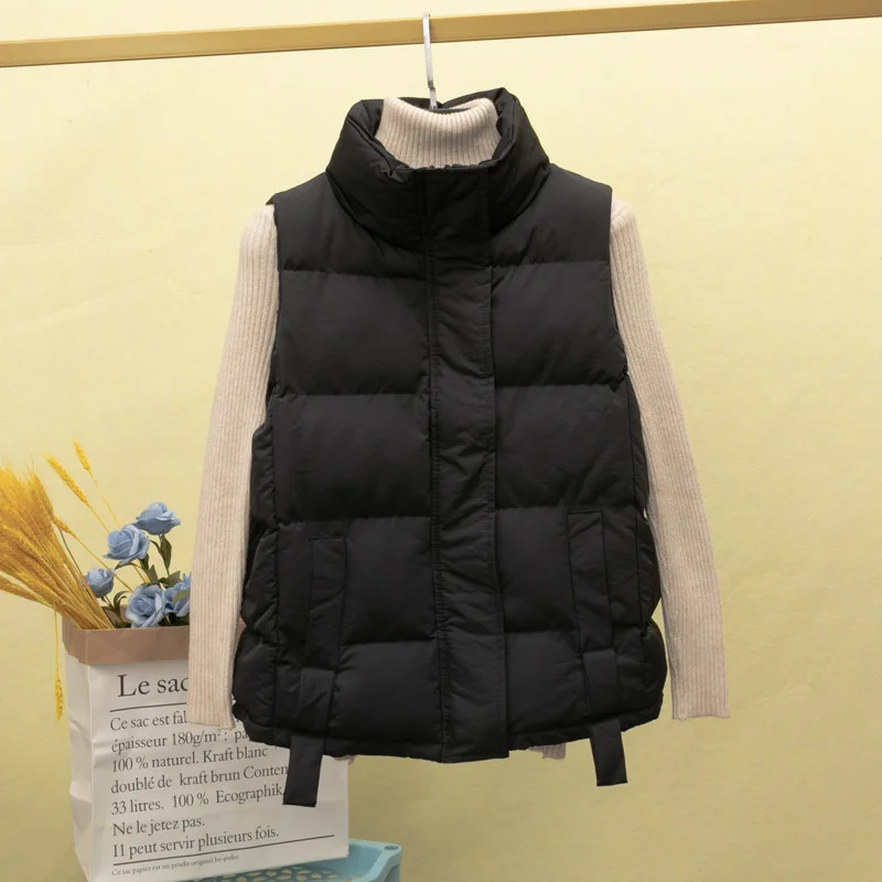 ZQLZ 2020 Women Sleeveless Vest Winter Warm Plus Size 2xl Down Cotton Padded Jacket Female Chaleco Punto Mujer Waistcoat
ZQLZ 2020 Women Sleeveless Vest Winter Warm Plus Size 2xl Down Cotton Padded Jacket Female Chaleco Punto Mujer Waistcoat
