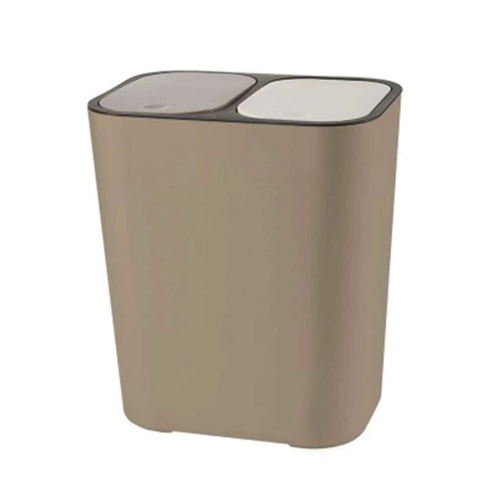 Trash Bin Rectangular PP Double Compartment Trash Bin with Lid for Kitchen Bathroom Living Room HK3
Trash Bin Rectangular PP Double Compartment Trash Bin with Lid for Kitchen Bathroom Living Room HK3