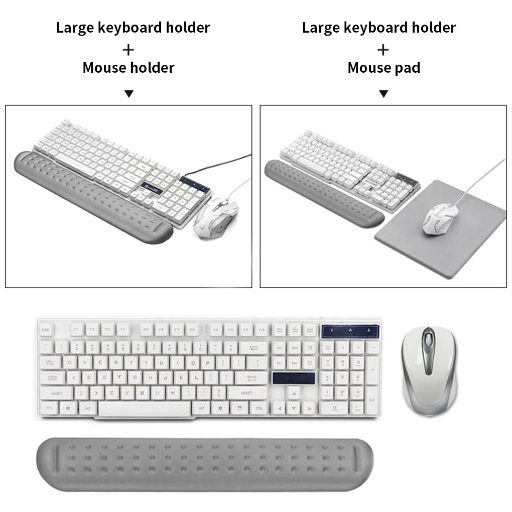Laptop Mouse Pad Home Office Computer Mouse Mat Wrist Support Cushion Anti-slip Wrist Rest, Black
Laptop Mouse Pad Home Office Computer Mouse Mat Wrist Support Cushion Anti-slip Wrist Rest, Black